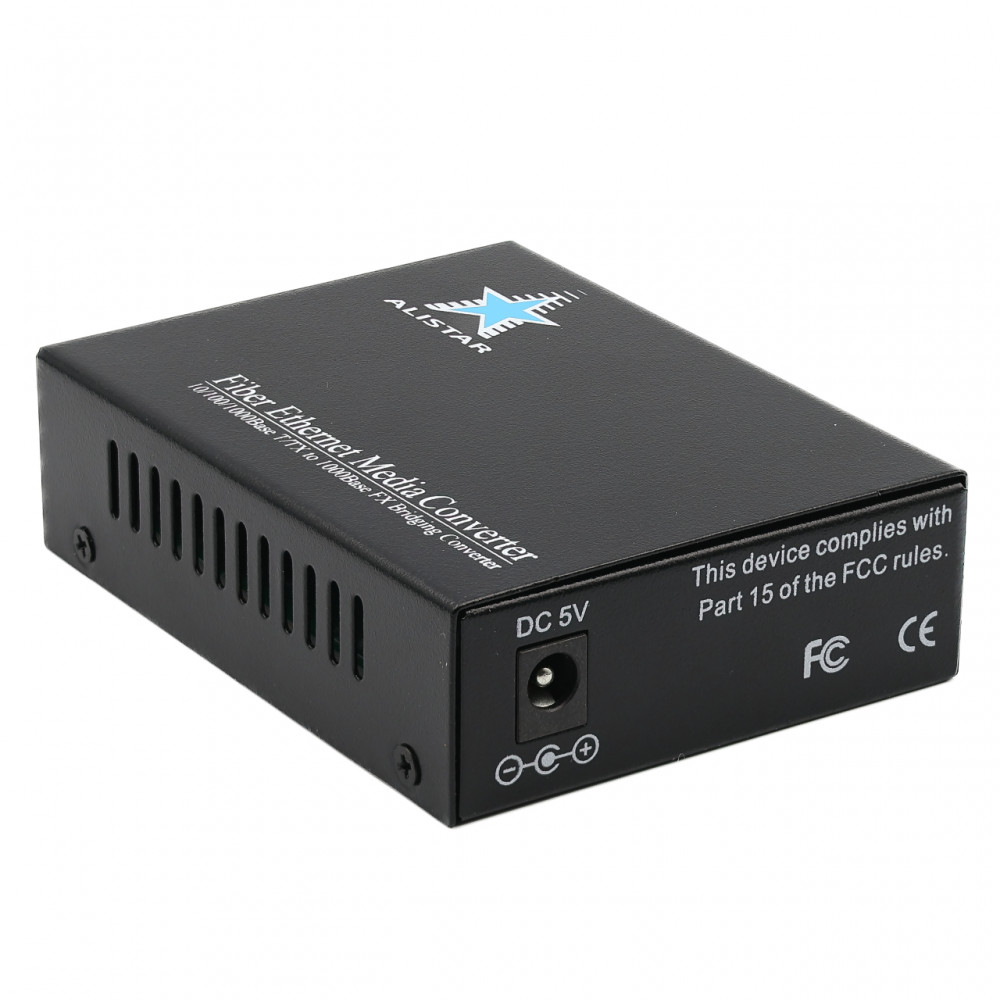 Медіаконвертер оптичний 10/100/1000BASE-T to SFP Slot 1000Base-SX